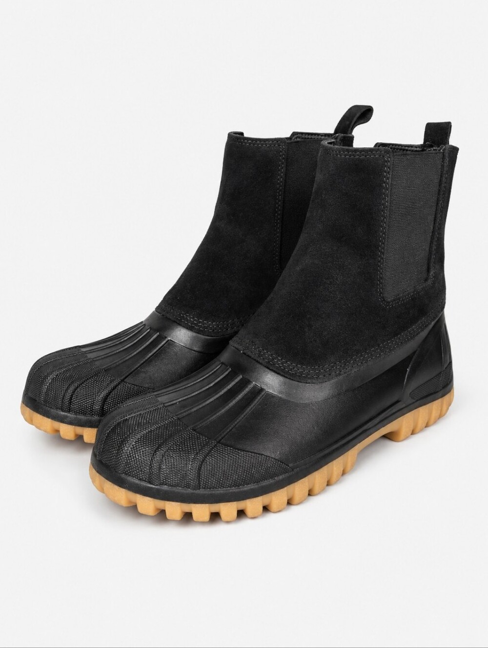 DIEMME | Balbi Duck Boots Black Suede EU43 / US 10 Vibram Lug Sole NWOT